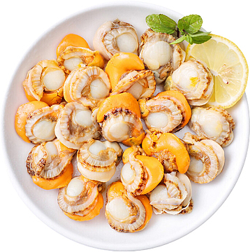 منجمد اسکیلپ گوشت رو آن